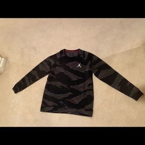 Jordan camo crew sweatshirt
